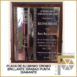 Placa Grabado Punta Diamante