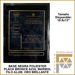 Placa grabada punta diamante