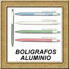 Boligrafos Aluminio